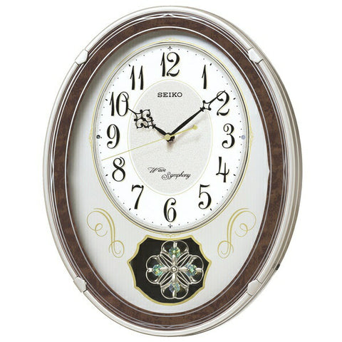 Seiko Karakuri Watch Wave Symphony Light Golden Pearl AM259B [With automatic radio reception function]