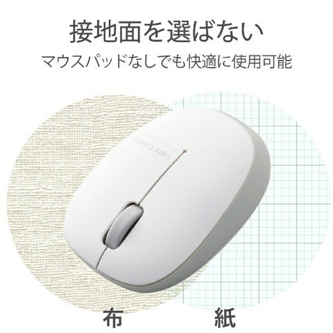 Elecom鼠標（與Android/Mac/Windows11兼容）銀M-Bl20DBSV [blueled/wireless/3按鈕/USB] [rb_mouse_cpn]