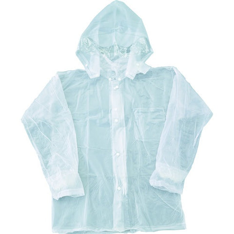 TRUSCO NAKAYAMA Rain Suit L Size Clear TRW90L