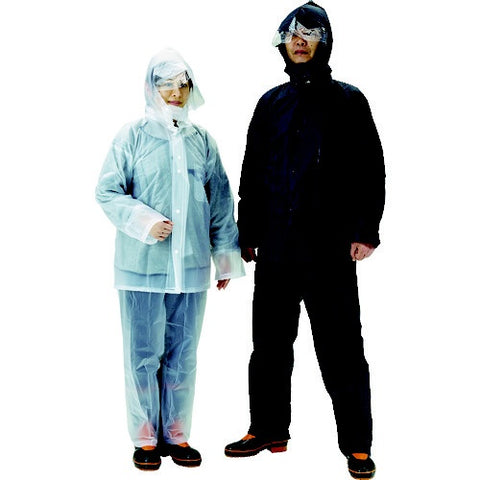 TRUSCO NAKAYAMA Rain Suit L Size Clear TRW90L