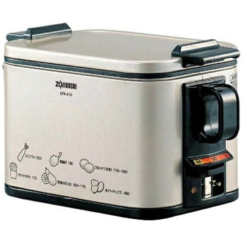 ZOJIRUSHI EFK-A10-TJ Electric Fryer [1.0L] Fried Metallic Cacao