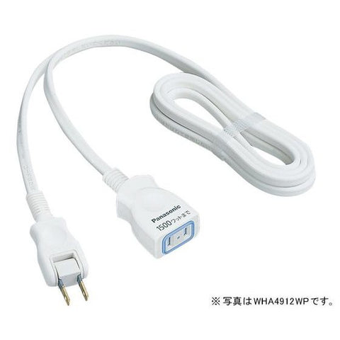Panasonic Table Tap Extension Cord X White WHA4913WP [3.0m / 1 pc / no switch] [WHA4913WP] panasonic
