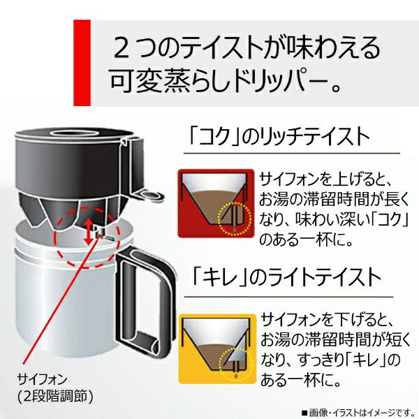 TOSHIBA コーヒーメーカー ブラック HCD-L50M(K) [ミル付き][HCDL50M