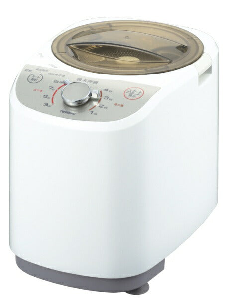 Twinbird Rice Polishing Machine Rice Polishing Set White MR-E520 [Cross Type] [MRE520W]