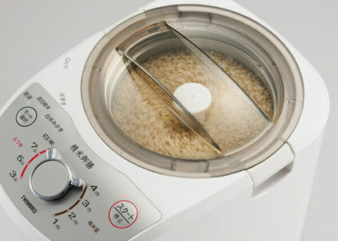 ツインバード 精米機 精米御膳 ホワイト MR-E520 [かくはん式][MRE520W]