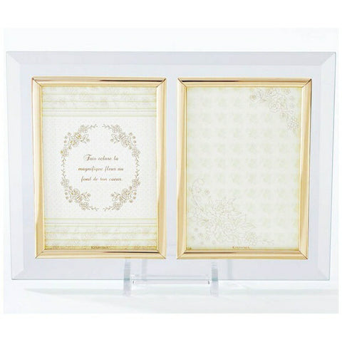 KISHIMA glass frame (postcard size x 2) KG-9653[KG9653]
