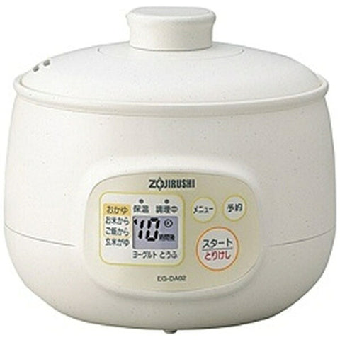 ZOJIRUSHI EG-DA02-WB Porridge Maker Kayu Chaya White