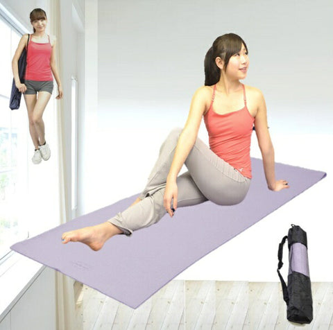 Lucky West Yoga Mat with Storage Bag Luckywest Purple LEX-916PUS[LEX916PUS]