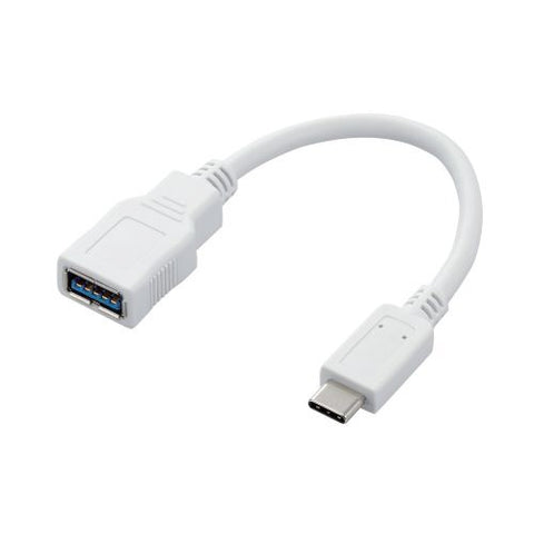 ELECOM USB 轉換轉接器 [USB-C 公轉母 USB-A/轉接/USB3.1 Gen1] USB3-AFCM01WH[USB3AFCM01WH]