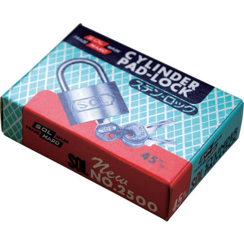 SHIMIZU stainless steel lock same No. No 45mm 2500SSD45