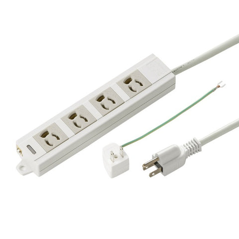 SANWA SUPPLY Power Tap (Preventive Type) TAP-MG341N2-1 [1.0m / 4 ports / No switch] [TAPMG341N21]