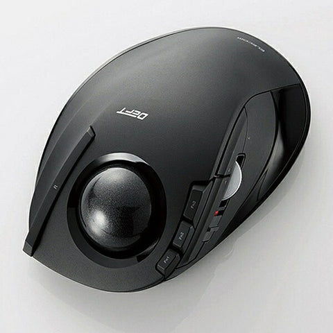エレコム マウス トラックボール DEFT(Windows11対応/Mac) ブラック M-DT1DRBK [光学式 /無線(ワイヤレス) /8ボタン /USB]
