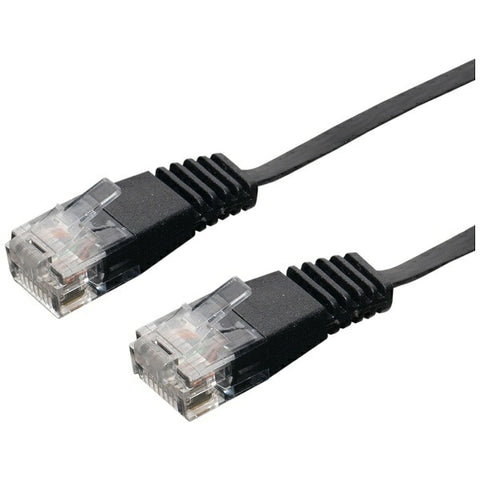 Nakabayashi flat lan cable lb-f615bk [15m / category 6 / flat]