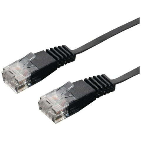 Nakabayashi Flat LAN Cable LB-F615BK [15m / Category 6 / Flat]