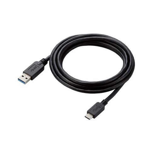 Elecom USB3-AC20BK USB3.1電纜（A-Typec/2.0m）