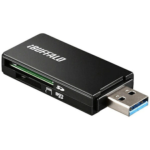 バッファロー BSCR27U3BK microSD/SDカード専用カードリーダー BSCR27U3シリーズ ブラック [USB3.0/2.0]