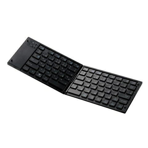 エレコム 折りたたみキーボード (Android/iPadOS/iOS/Windows11対応) ブラック TK-FLP01BK [ワイヤレス /Bluetooth]【rb_ keyboard_cpn】