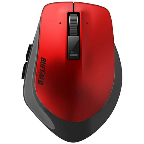 Buffalo Mouse Red BSMBW500MRD [BlueLED / Wireless (Wireless) / 5 Button / USB]