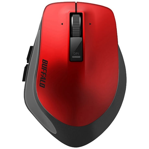 Buffalo Mouse Red BSMBW500MRD [BlueLED / Wireless (Wireless) / 5 Button / USB]