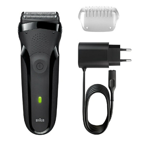 BRAUN Men's Shaver [Domestic/Overseas Available] Series 3 Black 300s-B [3 Blades/AC100V-240V] [Electric Shaver Men's Razor 300S]