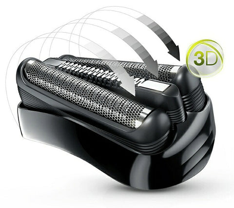 BRAUN Men's Shaver [Domestic/Overseas Available] Series 3 Black 300s-B [3 Blades/AC100V-240V] [Electric Shaver Men's Razor 300S]