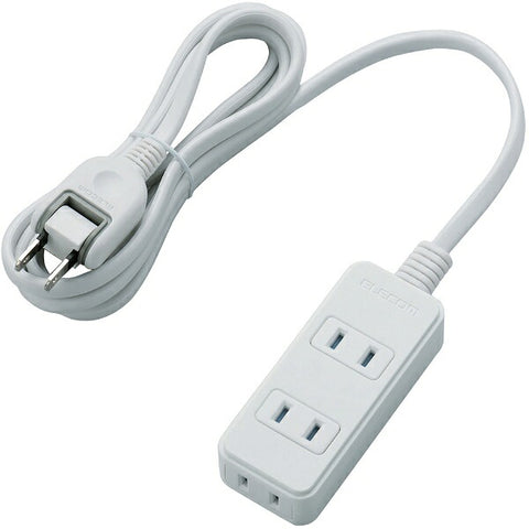 エレコム シンプル タップ ホワイト T-KST02-22320WH [2.0m /3個口 /スイッチ無][TKST0222320WH]