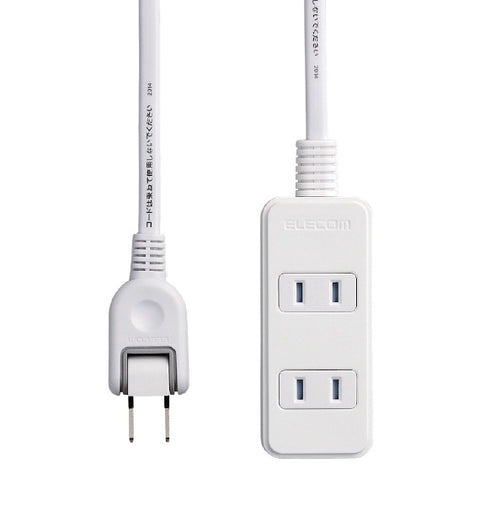 エレコム シンプル タップ ホワイト T-KST02-22350WH [5.0m /3個口 /スイッチ無][TKST0222350WH]