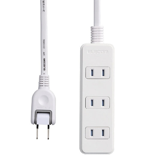 ELECOM Simple Tap White T-KST02-22420WH [2.0m/4 mouths/no switch] [TKST0222420WH]