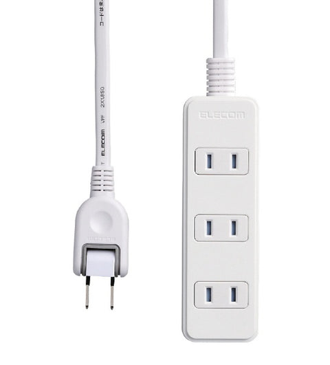 エレコム シンプル タップ ホワイト T-KST02-22430WH [3.0m /4個口 /スイッチ無][TKST0222430WH]