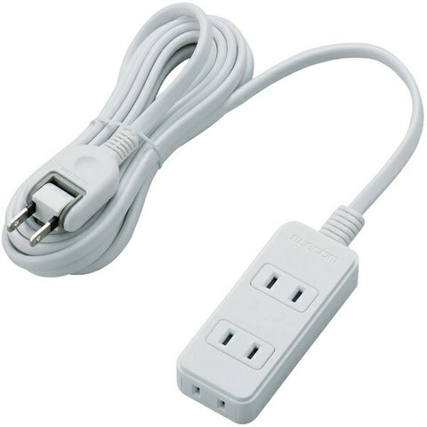 ELECOM 심플 탭 화이트 T-KS02-2330WH [3.0m /3개구 /스위치 없음][TKS022330WH]