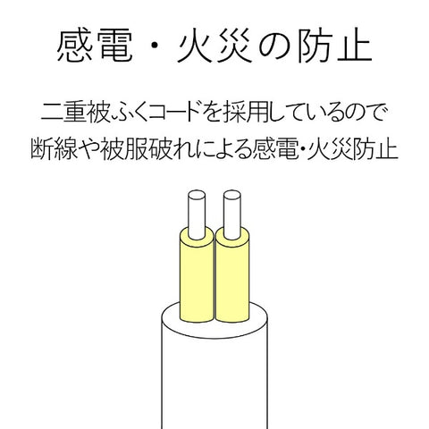エレコム シンプル タップ ホワイト T-KS02-2330WH [3.0m /3個口 /スイッチ無][TKS022330WH]