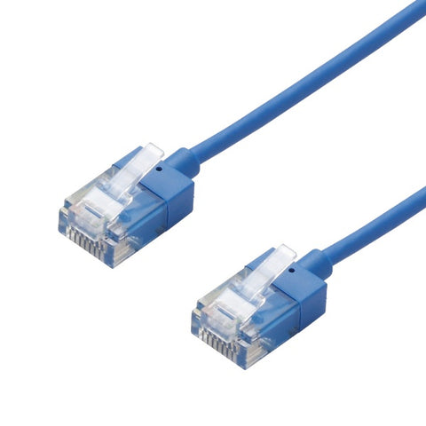 ELECOM LAN 電纜 藍色 LD-GPASS/BU7 [7m/6A 類/細長]