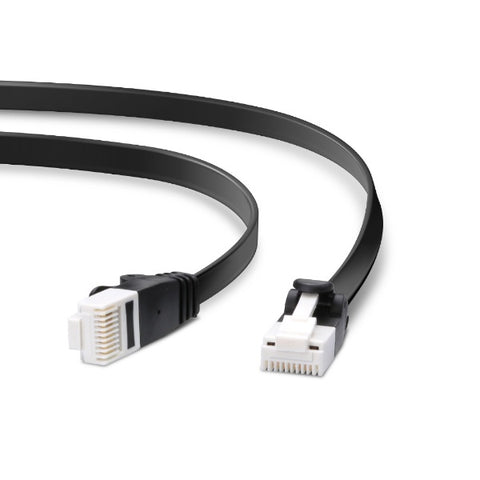 ELECOM LAN 電纜黑色 LD-GFAT/BK30 [3m/6A 類/扁平]