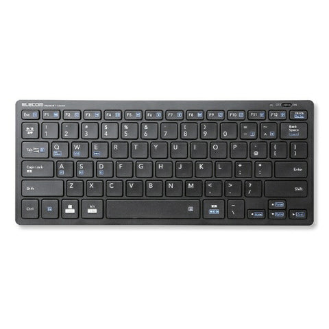 ELECOM Keyboard (Compatible with Android/iPadOS/iOS/Mac/Windows11) Black TK-FBP102XBK [Wireless/Bluetooth] [rb_ keyboard_cpn]