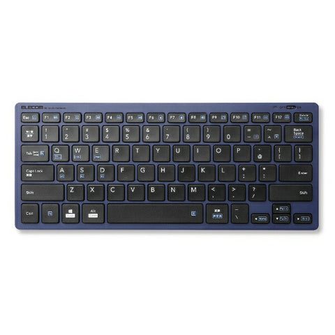 ELECOM 鍵盤 (相容於 Android/iPadOS/iOS/Mac/Windows11) 藍色 TK-FBP102XBU [無線/藍牙] [rb_keyboard_cpn]