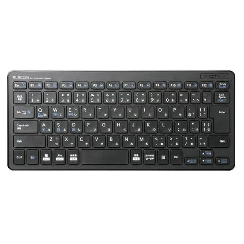 ELECOM Keyboard (Compatible with Android/iPadOS/iOS/Mac/Windows11) Black TK-FBP100BK [Wireless/Bluetooth] [rb_ keyboard_cpn]