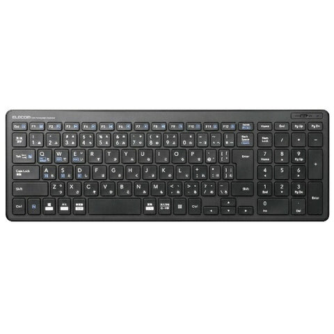ELECOM keyboard (Android/iPados/iOS/Mac/Windows11) Black TK-FBP101BK
