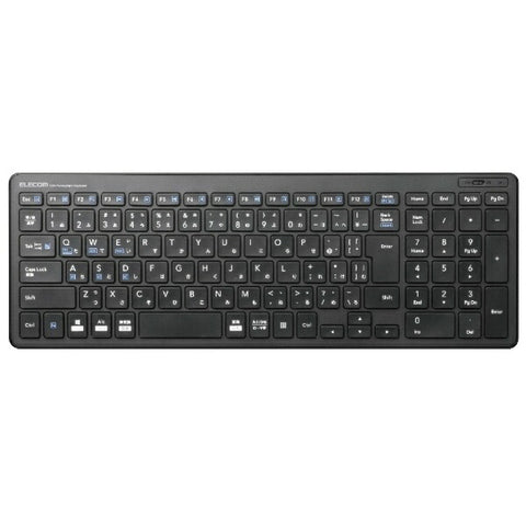 エレコム キーボード (Android/iPadOS/iOS/Mac/Windows11対応) ブラック TK-FBP101BK [ワイヤレス /Bluetooth]【rb_ keyboard_cpn】