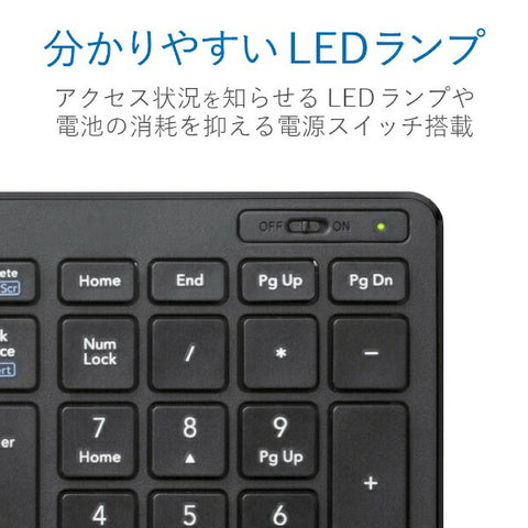 ELECOM keyboard (Android/iPados/iOS/Mac/Windows11) Black TK-FBP101BK