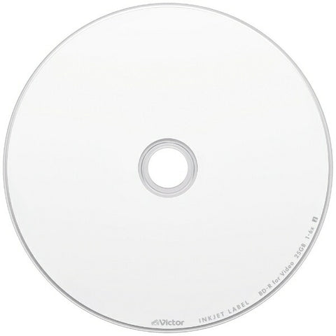 逐字記錄 BD-R Victor VBR130RP50SJ1 [50 張/25GB/相容噴墨印表機]