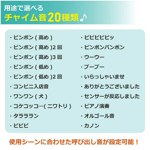Elpa【無線門鈴】接收器+開門/關門感應發射器套裝(白色) EWS-S5034 EWS-S5034 白色