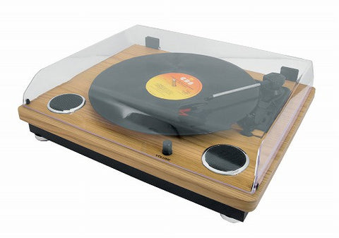WINTECH Record player with speaker KRP-206S [PC connection compatible] [KRP206S]