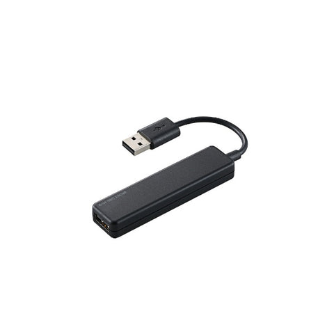 エレコム U2H-A421BX-BK USBハブ ブラック [バスパワー /4ポート /USB2.0対応][U2HA421BXBK]