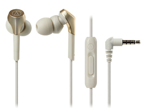 audio-technica イヤホン カナル型 ATH-CKS550XiS CG シャンパンゴールド [φ3.5mm ミニプラグ][ATHCKS550XiSCG]