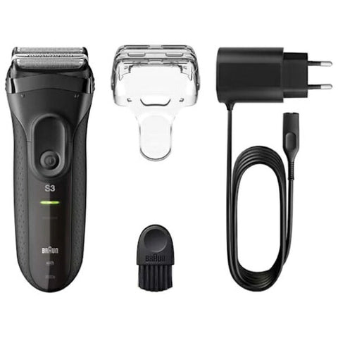 BRAUN Men's Shaver [Domestic /Overseas] Series 3 3020S-B-P1 [3-blade /AC100V-240V] [Electric shaver male shaving 3020sbp1]