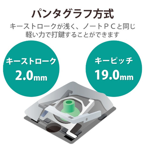 エレコム テンキー (Windows11対応/Mac) ブラック TK-TBP020 [ワイヤレス /Bluetooth][TKTBP020BK]