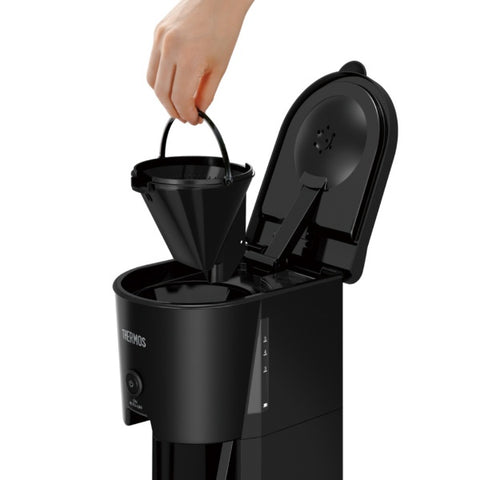 서모스 THERMOS 진공 단열 포트 커피 메이커 블랙 ECJ-700(BK)[ECJ700BK]