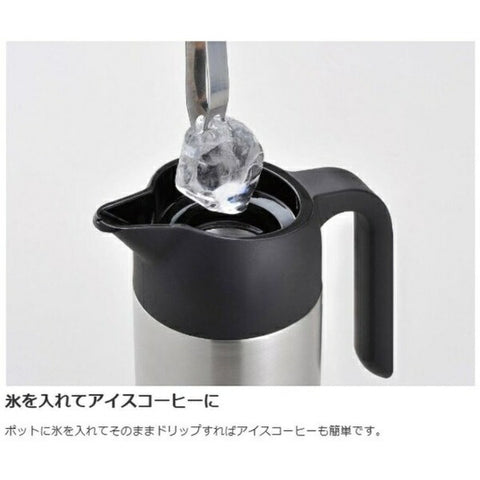 서모스 THERMOS 진공 단열 포트 커피 메이커 블랙 ECJ-700(BK)[ECJ700BK]