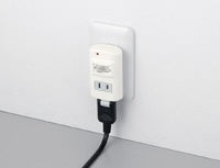 Buffalo 2 distribution tap white BCTAPD03WH [Direct insertion / 2 ports / with switch (all at once)] [BCTAPD03WH]