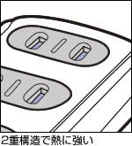버팔로 파워 탭 화이트 BCTAPSG2610WH [1.0m / 6 콘센트 / 스위치 없음] [BCTAPSG2610WH]